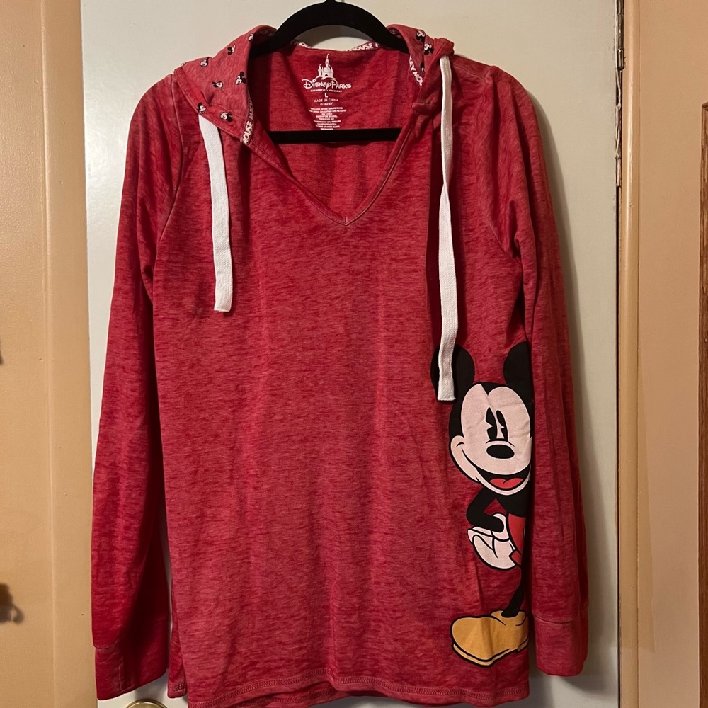 Disney Red Mickey Mouse Hoodie